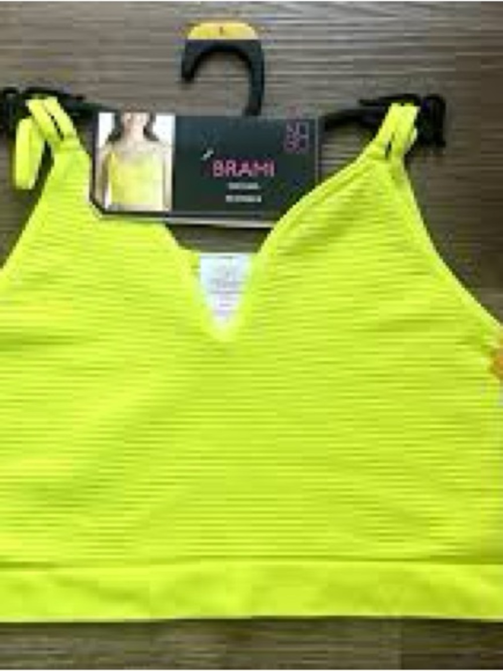 NOBO Neon Yellow Wireless Bralette